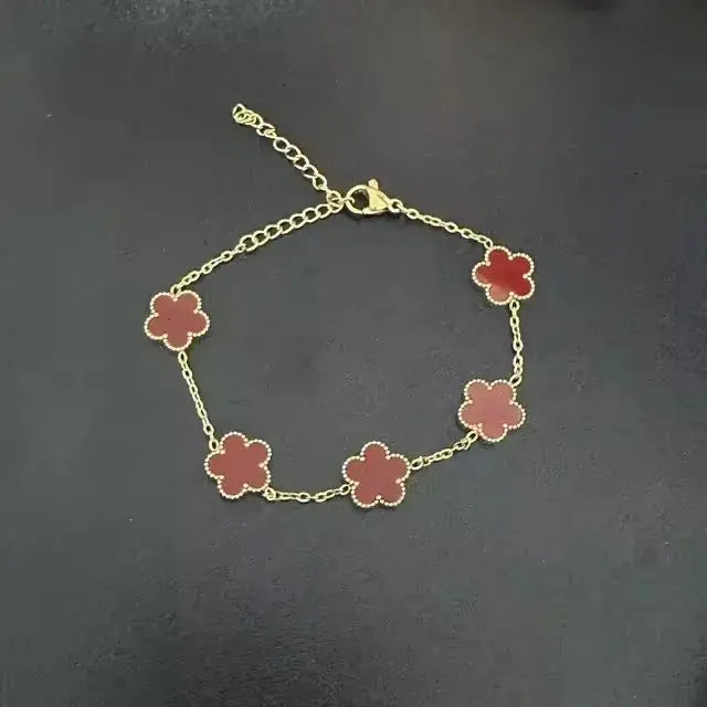 Enchanting Five Leaf Bracelet - Chicchar Fashion