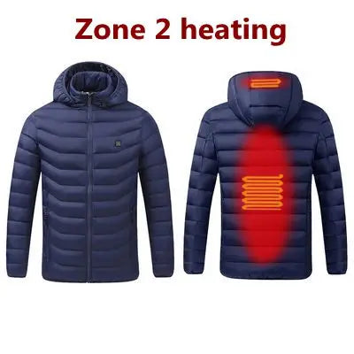 USB Heated Men's Parka