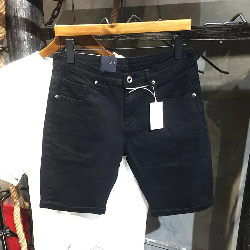 Men's Slim Denim Shorts