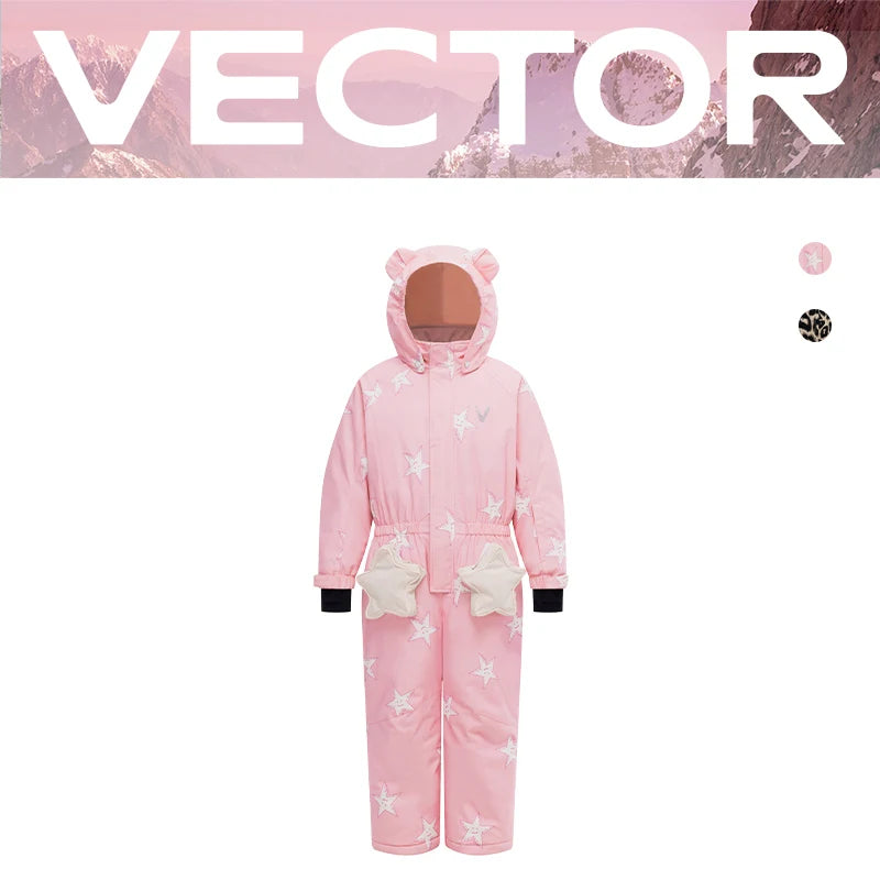 Kids -30°C Waterproof Ski Suit