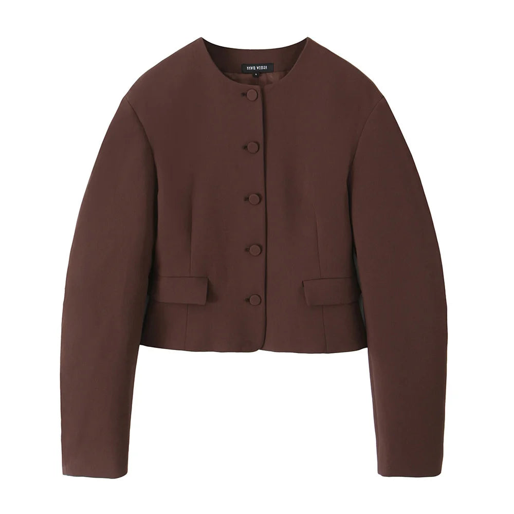 Polyester Short Jacket & Skirt