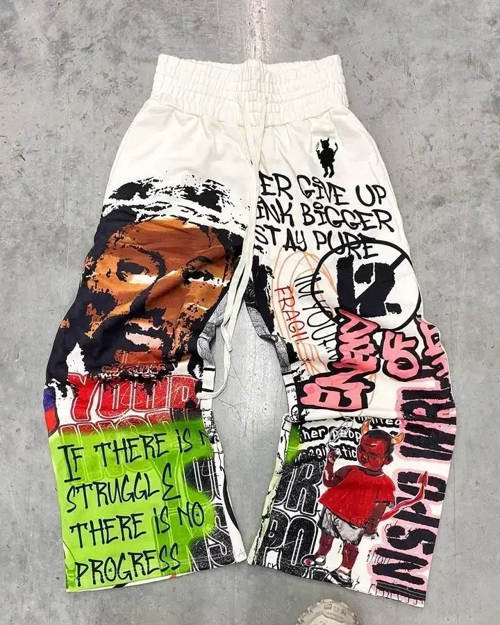 Y2K Baggy Cotton Joggers