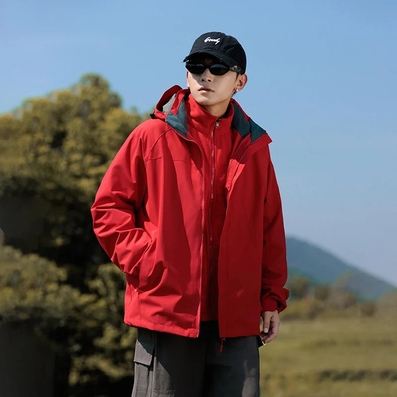 3-in-1 Fleece Anorak Jacket