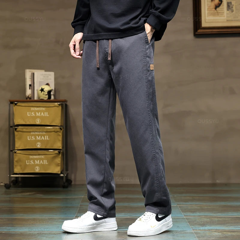 Lyocell Straight Cargo Pants