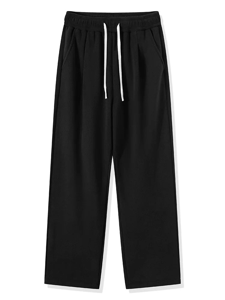 Men's Fleece Wide Leg Pants