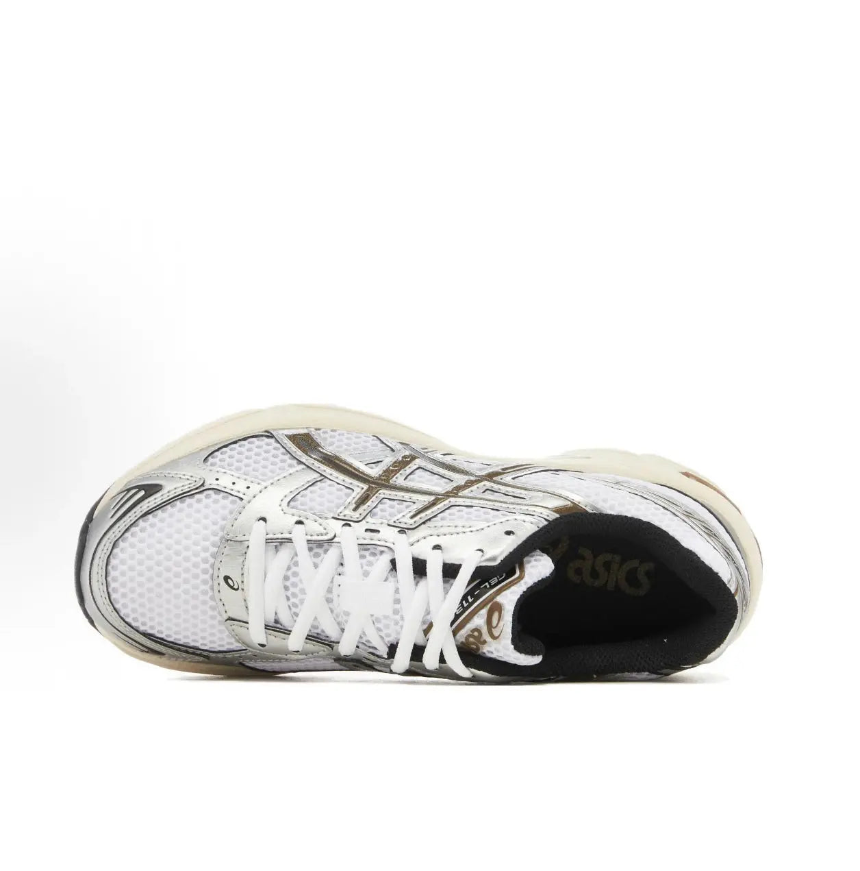 Asics Practical Retro Versatile Comfortable Daily Low Top Running Shoes Men's White Brown 1201A256-113 - Chicchar Fashion