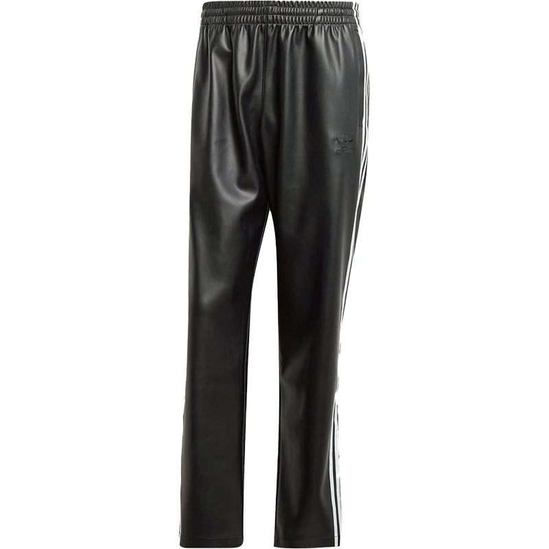 Adidas genuine Trefoil Men's Loose Metallic Faux Leather Sport Pants IZ4038