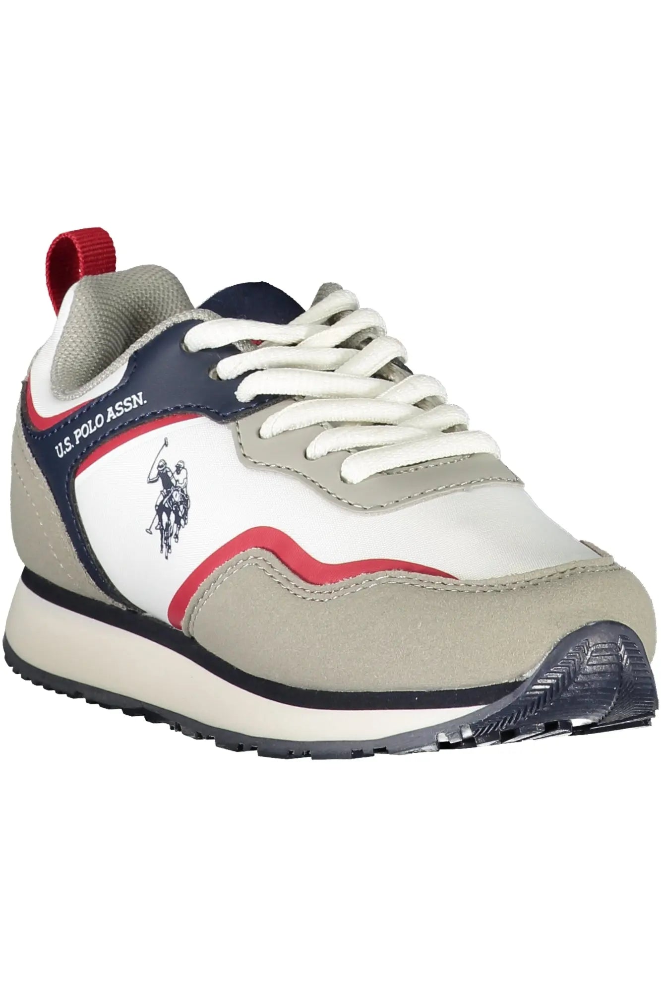 US POLO ASSN. WHITE CHILDREN'S SPORTS SHOES - Chicchar Fashion
