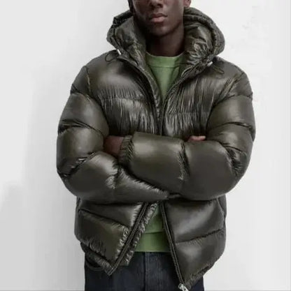 Cozy Black Hooded Jacket - Chicchar Fashion