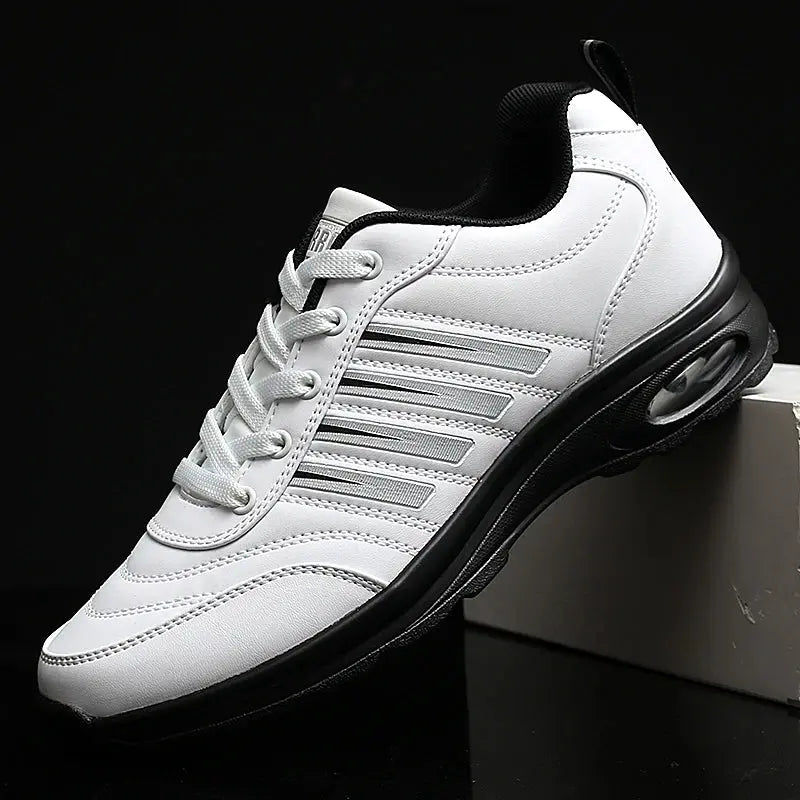Waterproof Golf Shoes for Man Women Leather Professional Men Rubber Golf Sport Shoes Walking Sneakers Male Cushion Black White - Chicchar Fashion