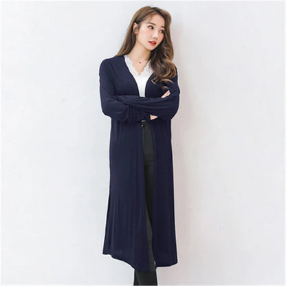 Women Modal Long Cardigan Chicchar Fashion
