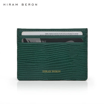 FREE Monogram Premium Luxury Card Wallet Genuine Leather Case Card Holder For Men Dropship - Chicchar Fashion