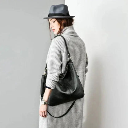 Vintage Leather Hobo Bag - Chicchar Fashion