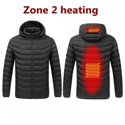 USB Heated Men's Parka