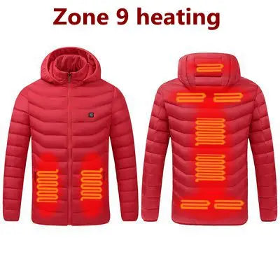 USB Heated Men's Parka