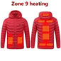 USB Heated Men's Parka