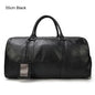 Opulent Voyage: Unisex Leather Travel Duffle Bag