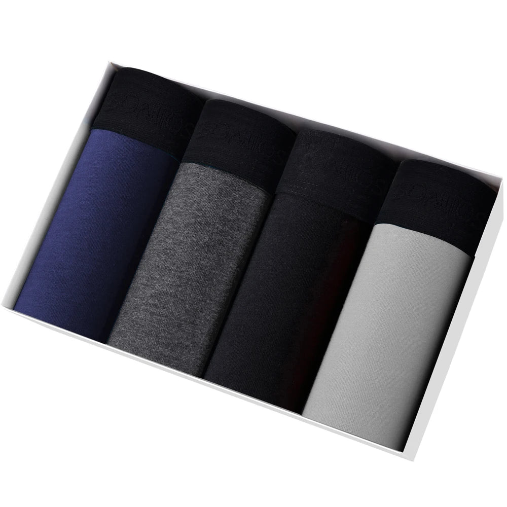 Men's Cotton Boxer 4-Pack Chicchar Fashion