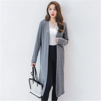 Women Modal Long Cardigan Chicchar Fashion