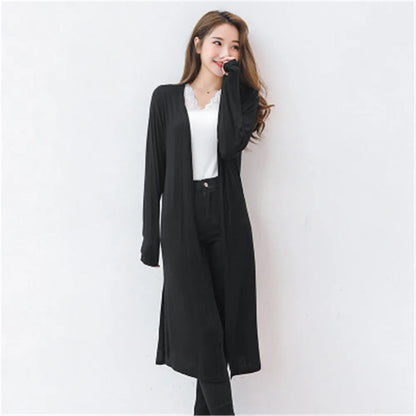 Women Modal Long Cardigan Chicchar Fashion