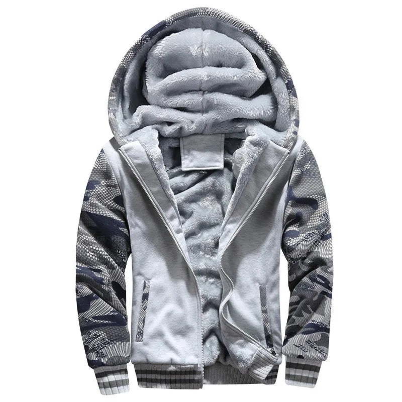 Camouflage Fleece Winter Coat