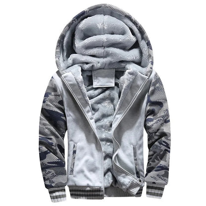 Camouflage Fleece Winter Coat