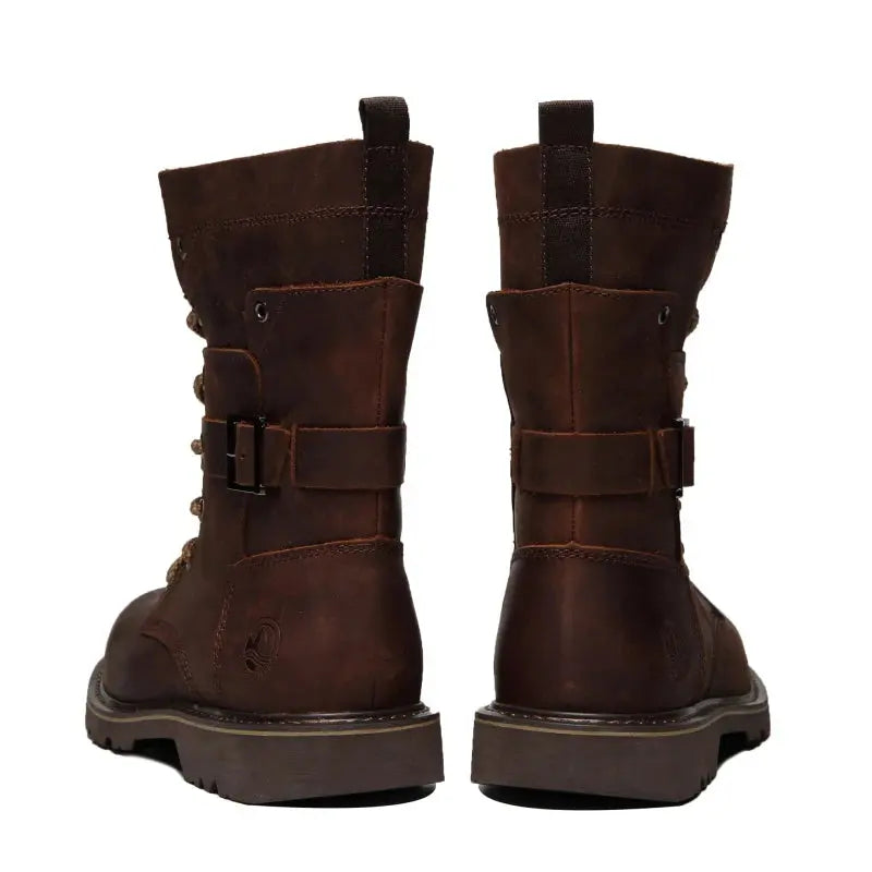 Hiking shoes Men waterproof hunting Boots Tactical Desert Combat Ankle Boots trekking shoes Women Work Leather Walking Sneakers - Chicchar Fashion