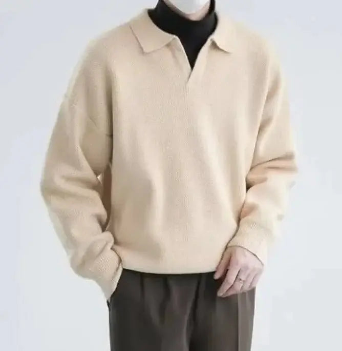 Cozy Men's Knit Sweater - Chicchar Fashion