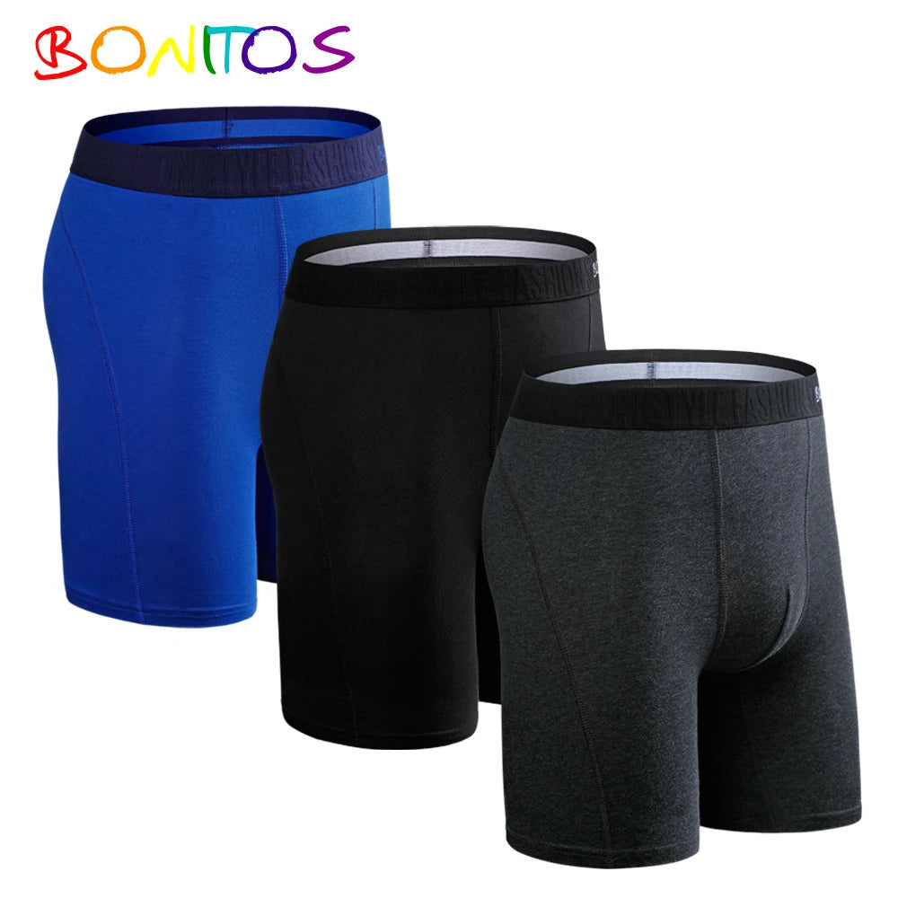 3-Pack Cotton Long Boxers Chicchar Fashion
