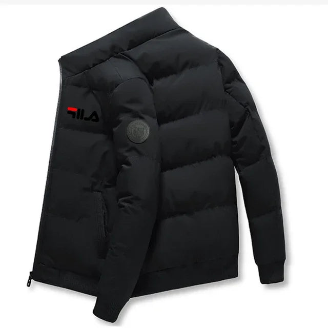 Men's Thick Zipper Warm Coat