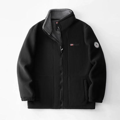 Men Warm Polar Fleece Jacket