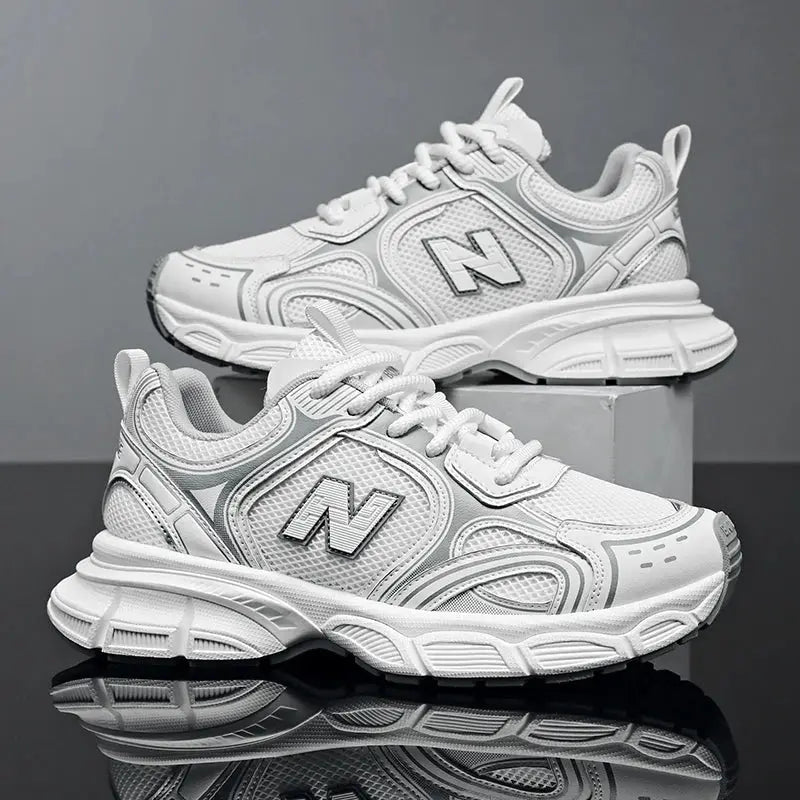 Summer New Wear-resistant Mesh Combination Comfortable Men's Large-sized Sports Breathable Anti-odor Running Shoes - Chicchar Fashion