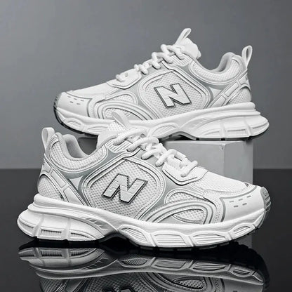 Summer New Wear-resistant Mesh Combination Comfortable Men's Large-sized Sports Breathable Anti-odor Running Shoes - Chicchar Fashion