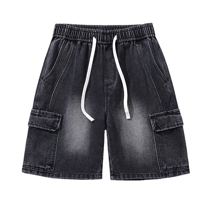 Cotton Quick-Dry Denim Shorts