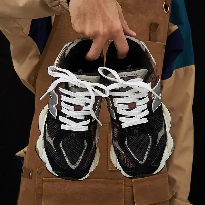 Lined WarmFashion chunky - sole casual shoes, trendy design, street eye - catching - Chicchar Fashion