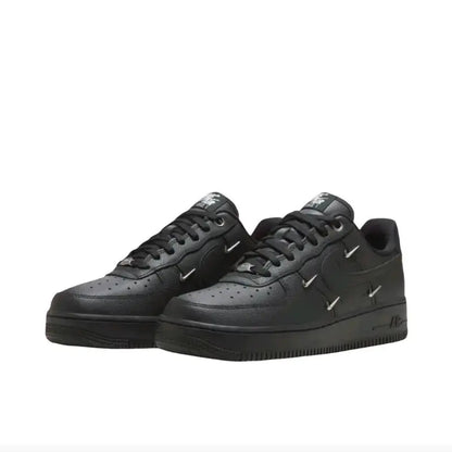 Nike Air Force 1 Men's and Women's Skateboarding Shoes, Lightweight, Retro Style, Air Cushion, Durable, Non Slip Sneakers, Black - Chicchar Fashion