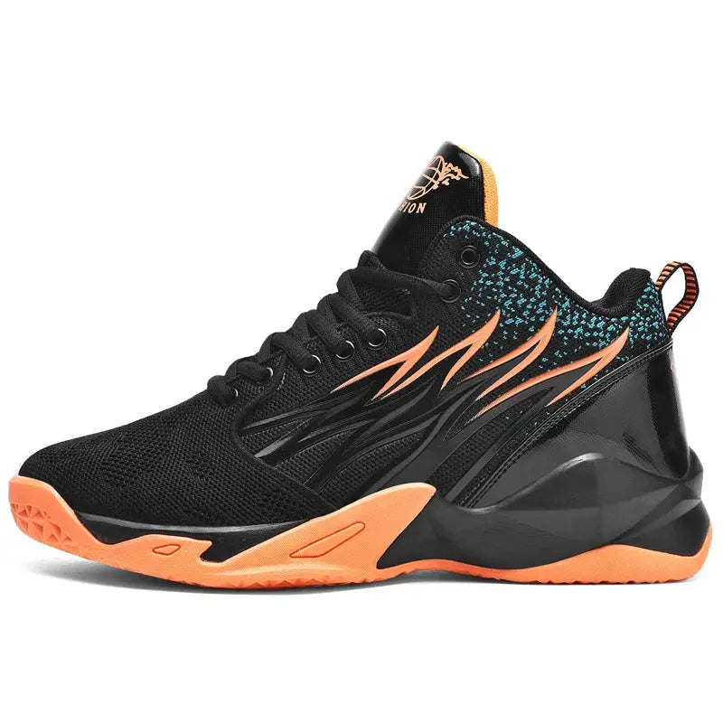 Men Basketball Shoes Comfort Casual Field Training Breathe Rebound Anti Slip Outdoor Sports Basketball Boots for Man - Chicchar Fashion