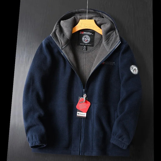 Men's Fleece Hooded Jacket