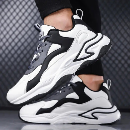 New men's fleece casual shoes, sports shoes, durable outsole, new fashion running shoes, men's mesh breathable shoes - Chicchar Fashion