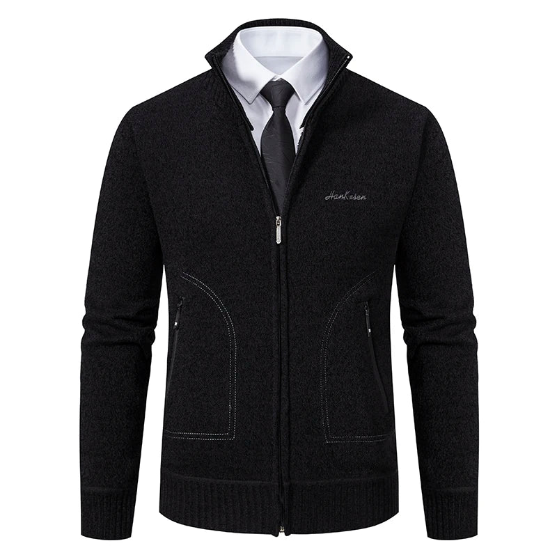 Men's Polyester Knit Cardigan Chicchar Fashion