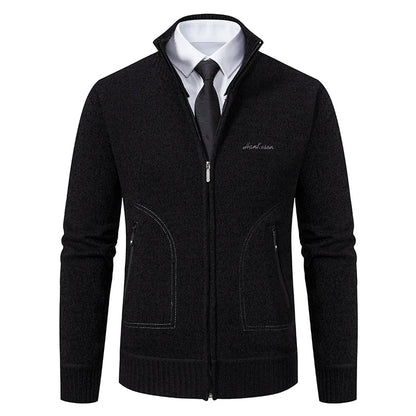 Men's Polyester Knit Cardigan Chicchar Fashion