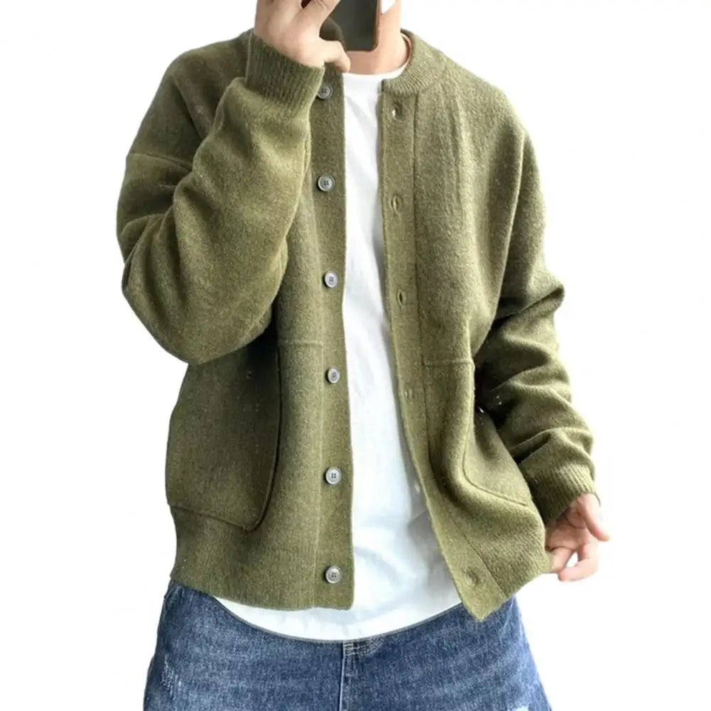 Men's Knit Cashmere Cardigan Chicchar Fashion