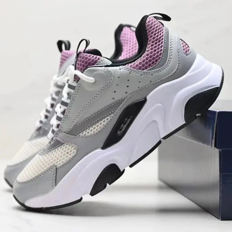 New High Quality B22 Mesh Breathable Shock Absorption Anti-Slip Lightweight Low Cut Unisex Casual Sports Shoes Summer Season Cot - Chicchar Fashion