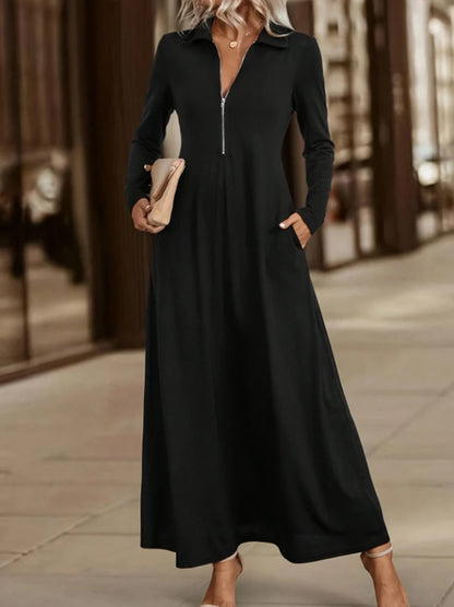 Women's Polyester Maxi Dress