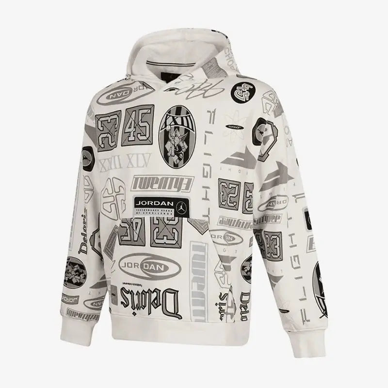 Nike Genuine JORDAN Men's Graphic Knit Short-Sleeve HM7255-133 - Chicchar Fashion