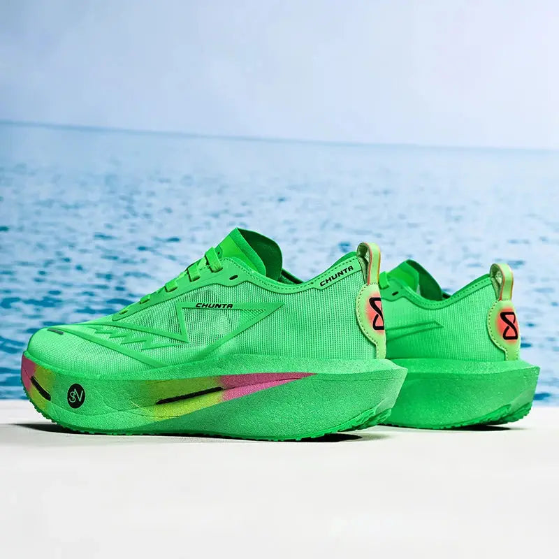 Running Shoes Carbon Board Speciality Marathon Men Sports Breathable Lightweight Women's Comfortable Athletic Nonskid Sneakers - Chicchar Fashion