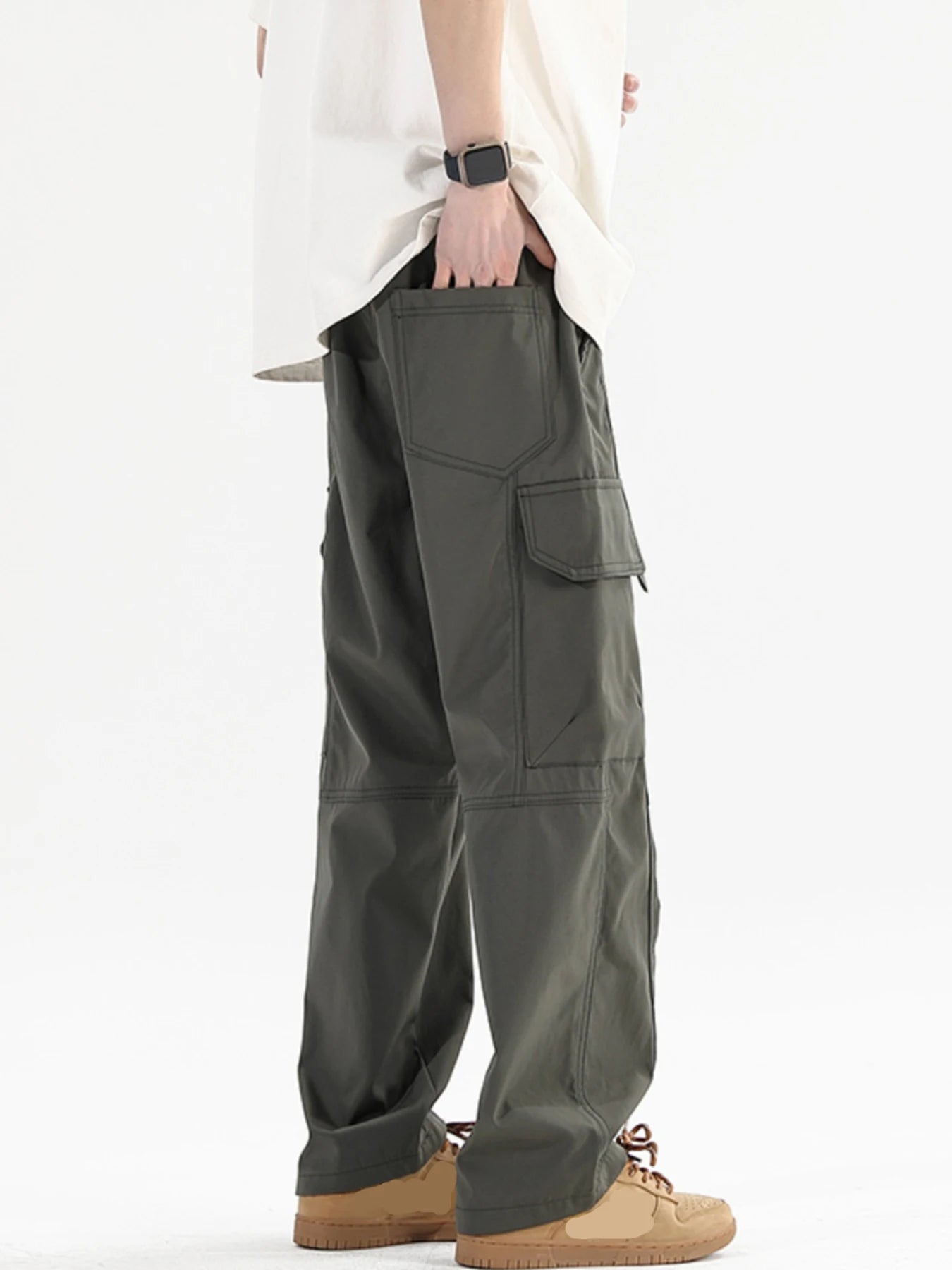 Cargo Fleece Jogger Pants