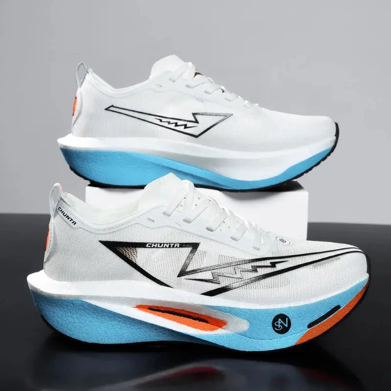 Running Shoes Carbon Board Speciality Marathon Men Sports Breathable Lightweight Women's Comfortable Athletic Nonskid Sneakers - Chicchar Fashion