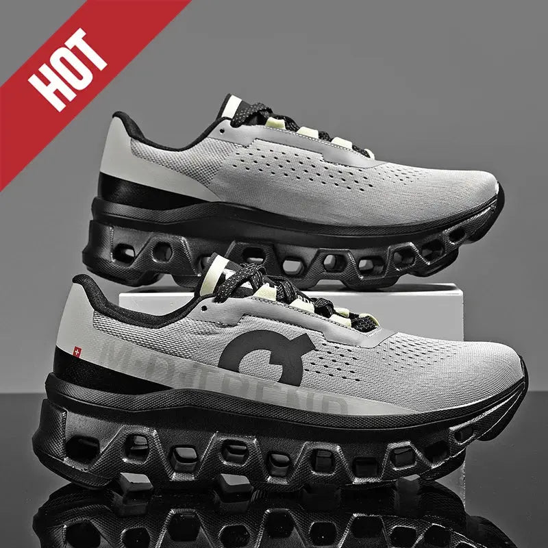 Marathon Men Sports Running Shoes Air Cushion Breathable Lightweight Male Comfortable Athletic Casual Sneakers Hiking Outdoor - Chicchar Fashion