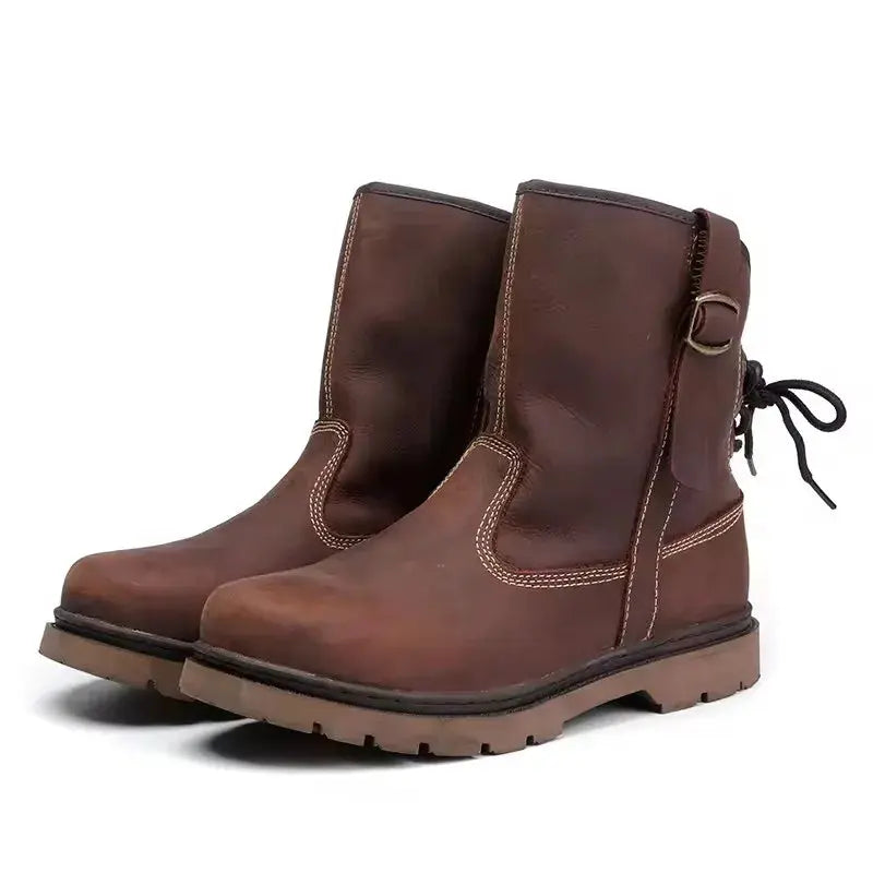 Hiking shoes Men waterproof hunting Boots Tactical Desert Combat Ankle Boots trekking shoes Women Work Leather Walking Sneakers - Chicchar Fashion